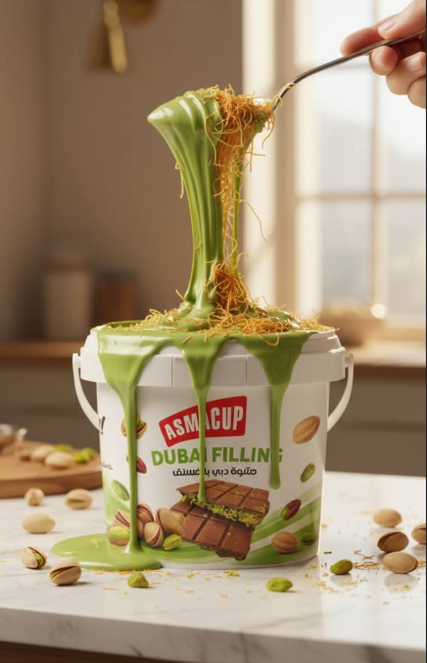 PISTACHIO KUNAFA DUBAI SPREAD